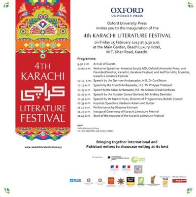  Das Karachi-Literature-Festival: Eine Bühne für interkulturellen Dialog und kreative Inspiration